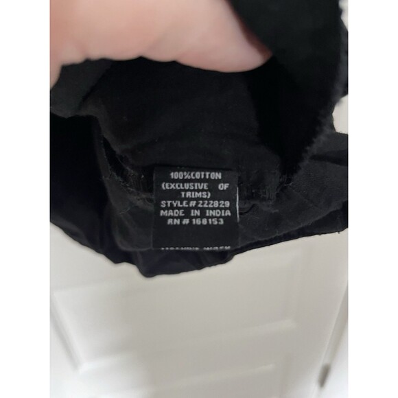 Black Boho Colorful Embroidered Tunic Mini Dress  Size Medium Peasant Resort - Picture 9 of 9